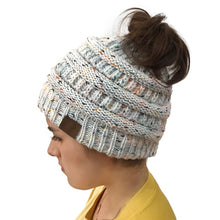 Load image into Gallery viewer, Winter Warm Ponytail Beanie