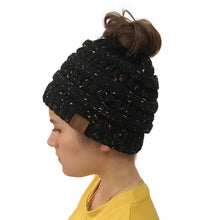 Load image into Gallery viewer, Winter Warm Ponytail Beanie