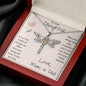 To Our Daughter Dragonfly Necklace - Mom & Dad