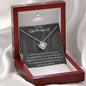 To My Girlfriend Love Knot Necklace