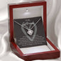 To My Girlfriend Love Knot Necklace Love Is A Journey