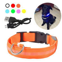Load image into Gallery viewer, Rechargable Pet LED Dog Collar