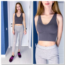 Load image into Gallery viewer, Sexy 2 In one Push Up Sports Bra Tube Top