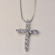 Load image into Gallery viewer, CZ Crystal Cross Pendant &amp; Necklace
