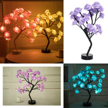 Load image into Gallery viewer, LED Rose Flower Table Lamp
