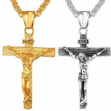 Load image into Gallery viewer, Gold Cross Chain Necklace
