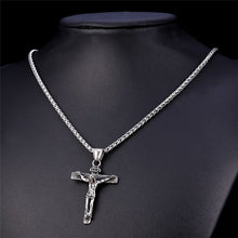 Load image into Gallery viewer, Gold Cross Chain Necklace
