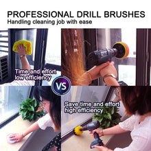 Load image into Gallery viewer, 4 piece Drill Brush Attachment Kit
